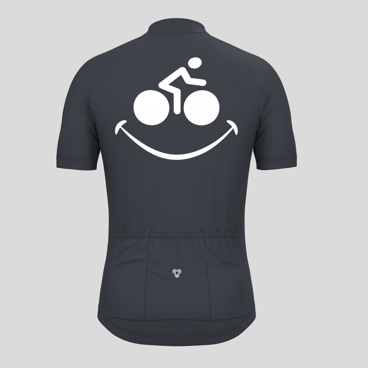 Men's Bike Smile Cycling Jersey - Graphite