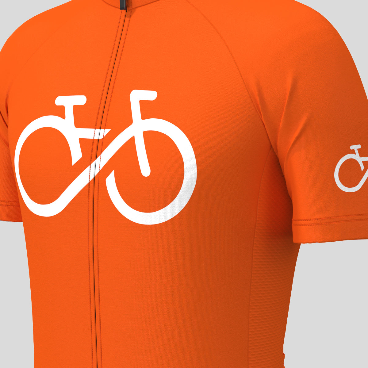 Bike Forever Men's Cycling Jersey -tangerine