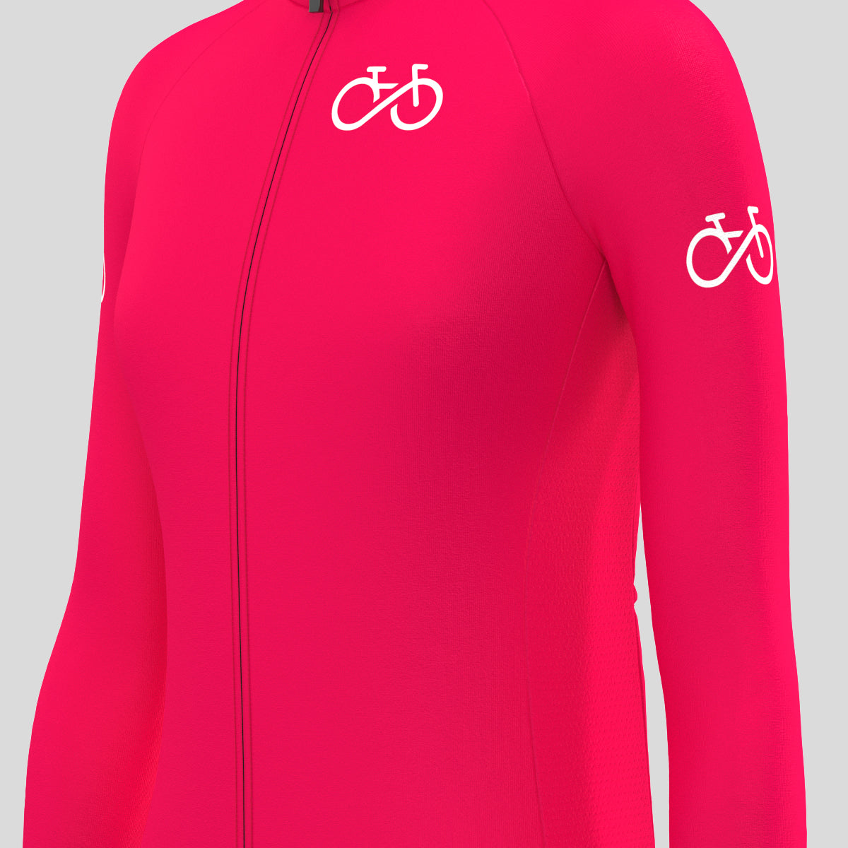 Ride Forever Women's LS Cycling Jersey - Jester Red