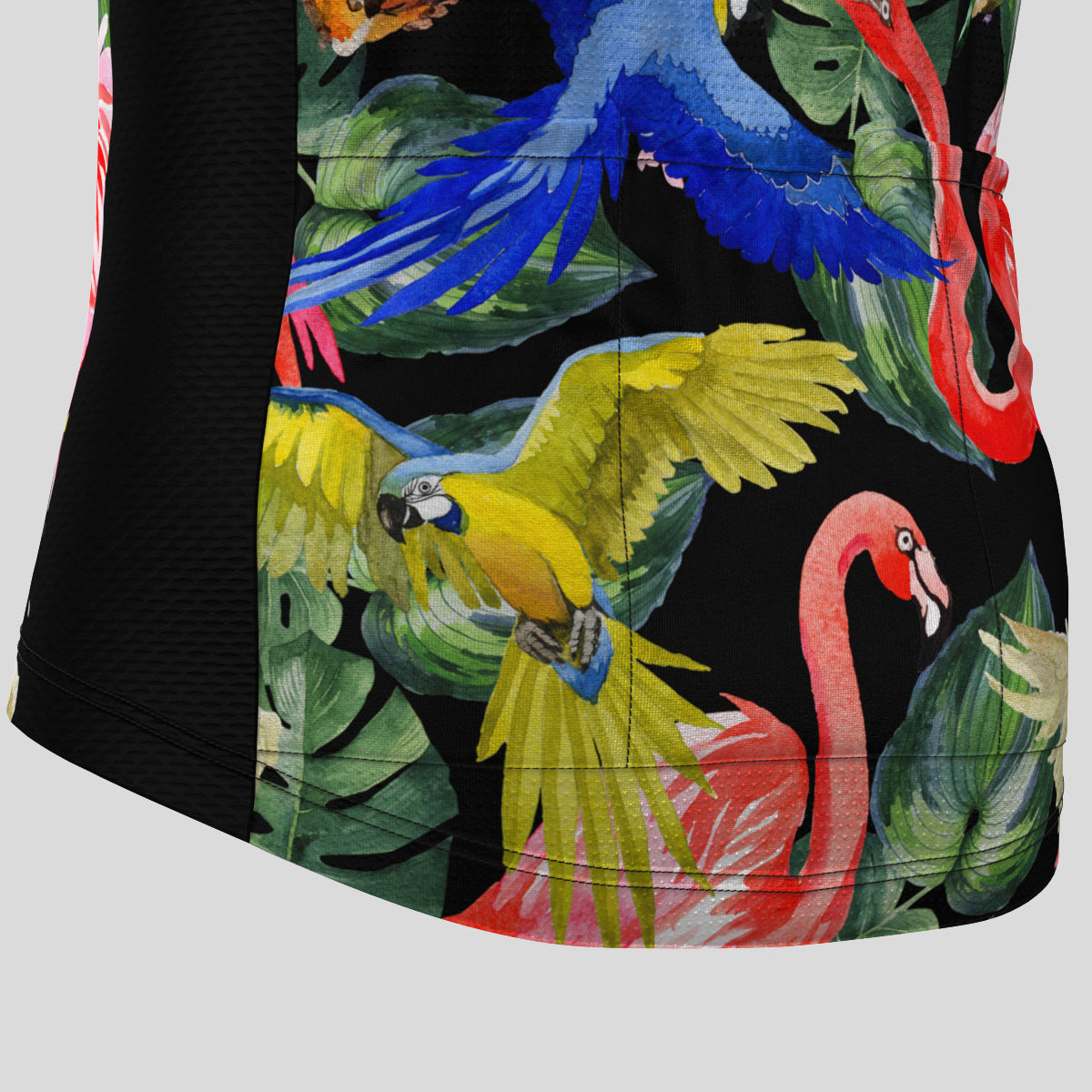 Men's Flamingo & Parrot Cycling Jersey | Sanpella.cc