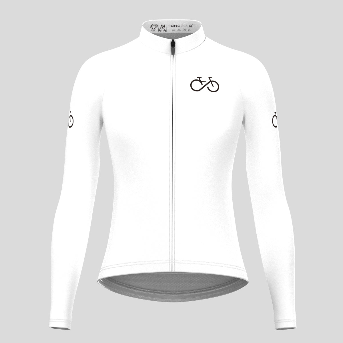 Ride Forever Women's LS Cycling Jersey - White