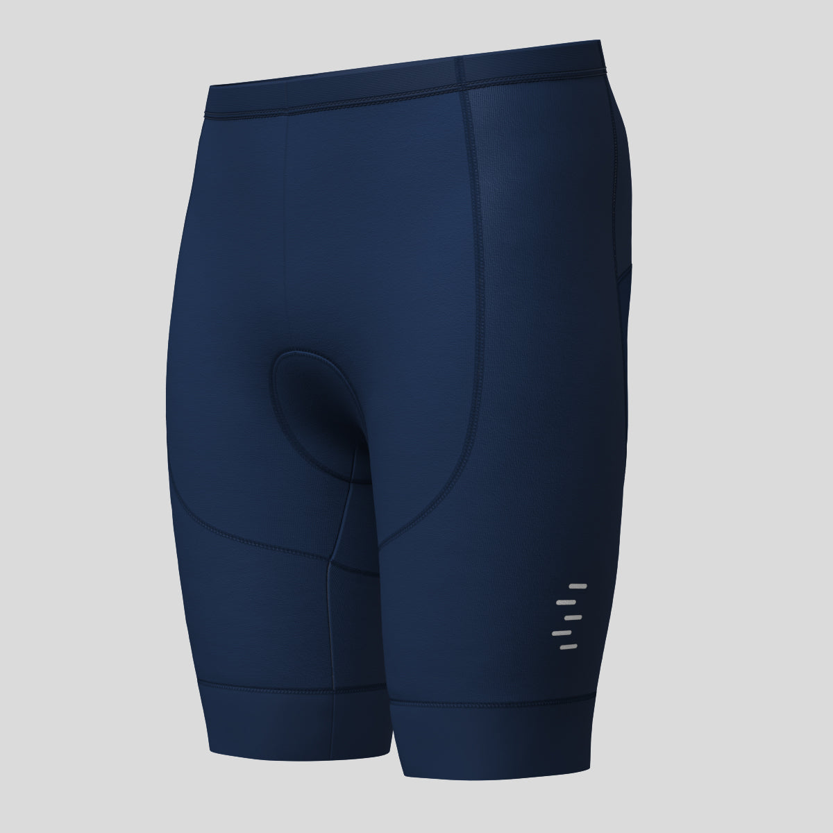 Minimal Solid Men's Cycling Shorts - Navy