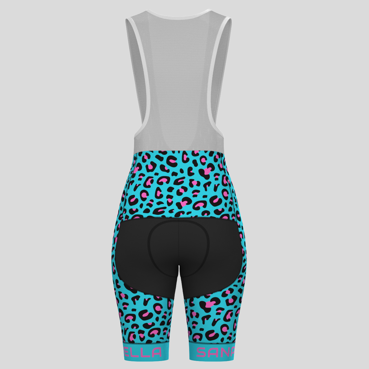 Leopard Print Women's Cycling Kit - Blue