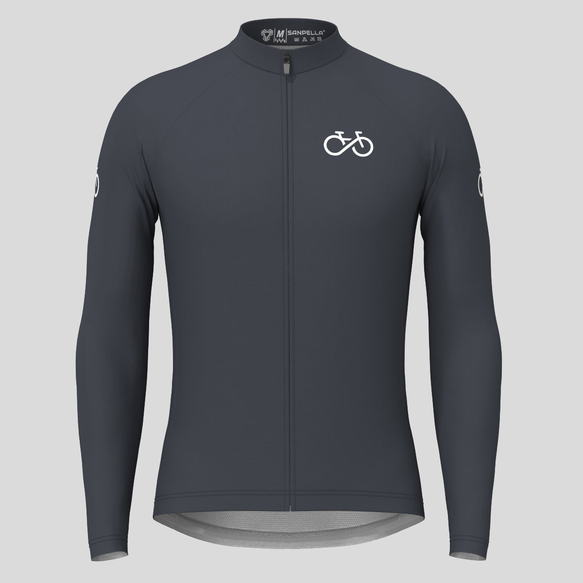 Men's Ride Forever LS Cycling Jersey - Graphite