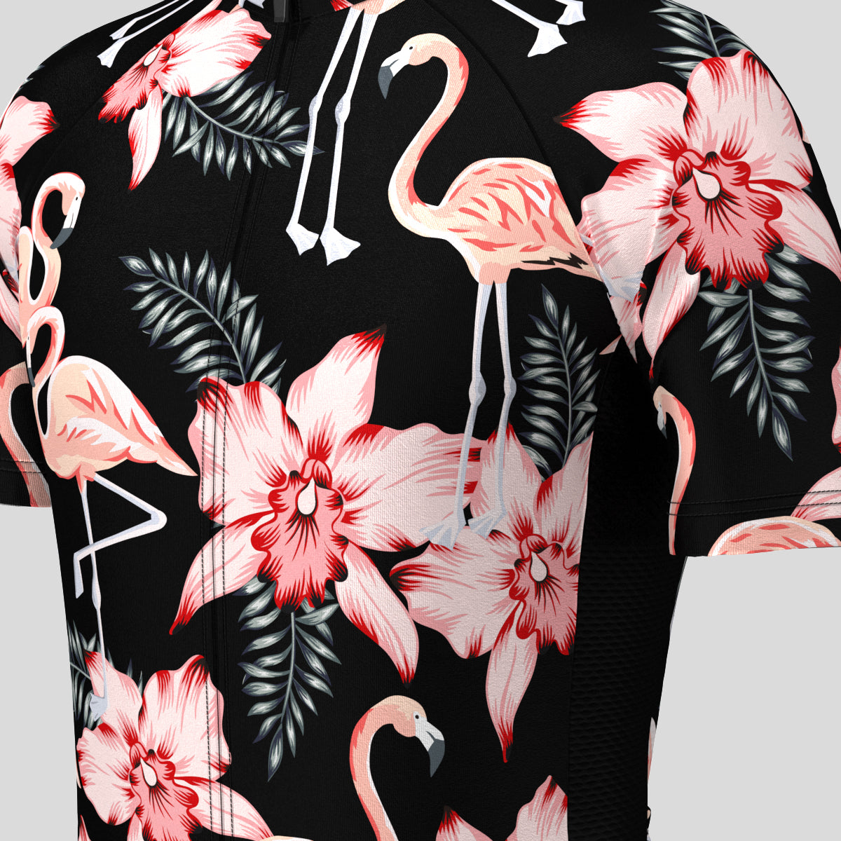 Hawaii Flamingo & Tropical Plants Men's Cycling Jersey