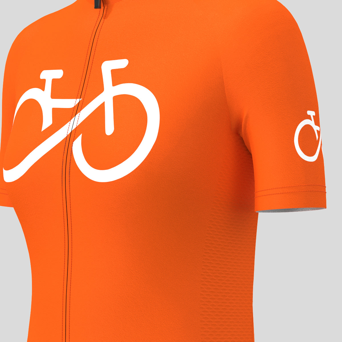 Bike Forever Women's Cycling Jersey - Tangerine