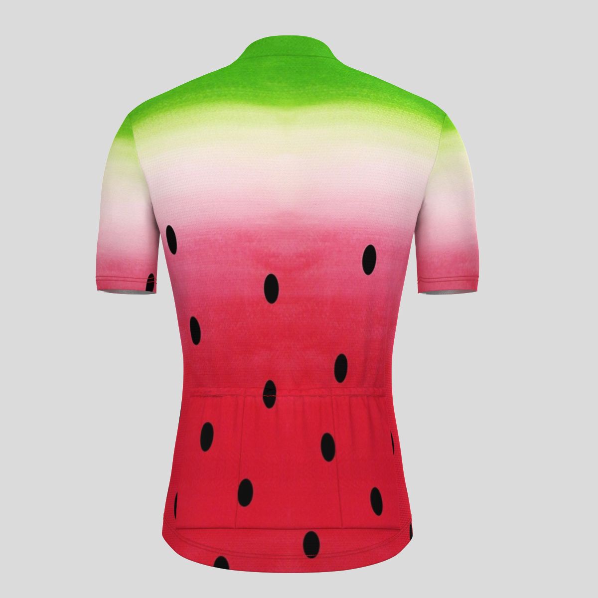 Watermelon Watercolours Print Men's Cycling Jersey | Sanpella.cc