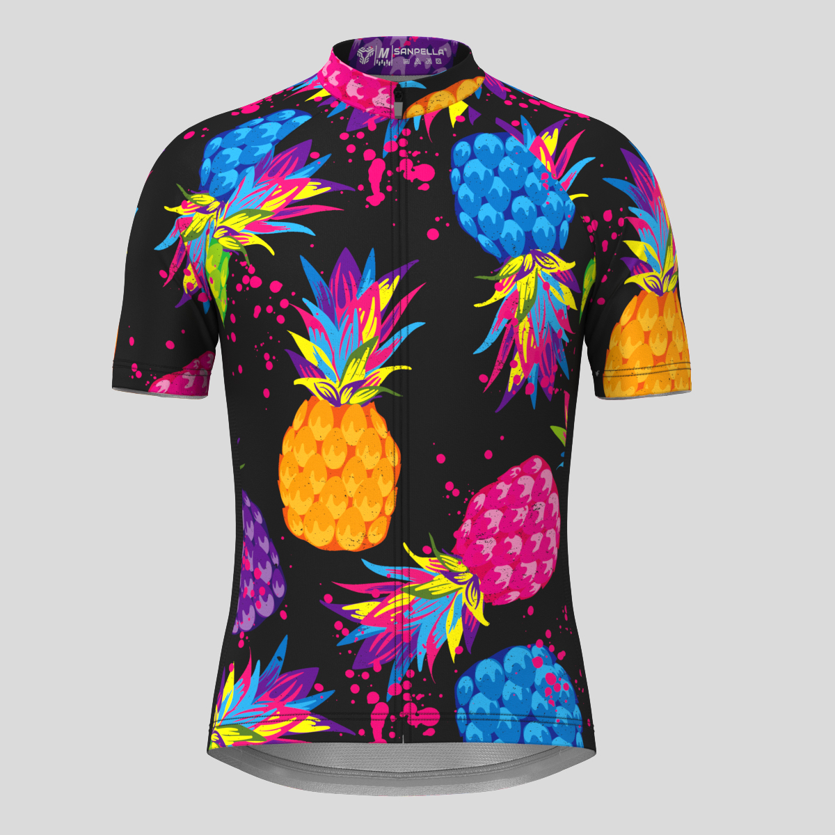 Colorful Pineapples Men's Cycling Jersey