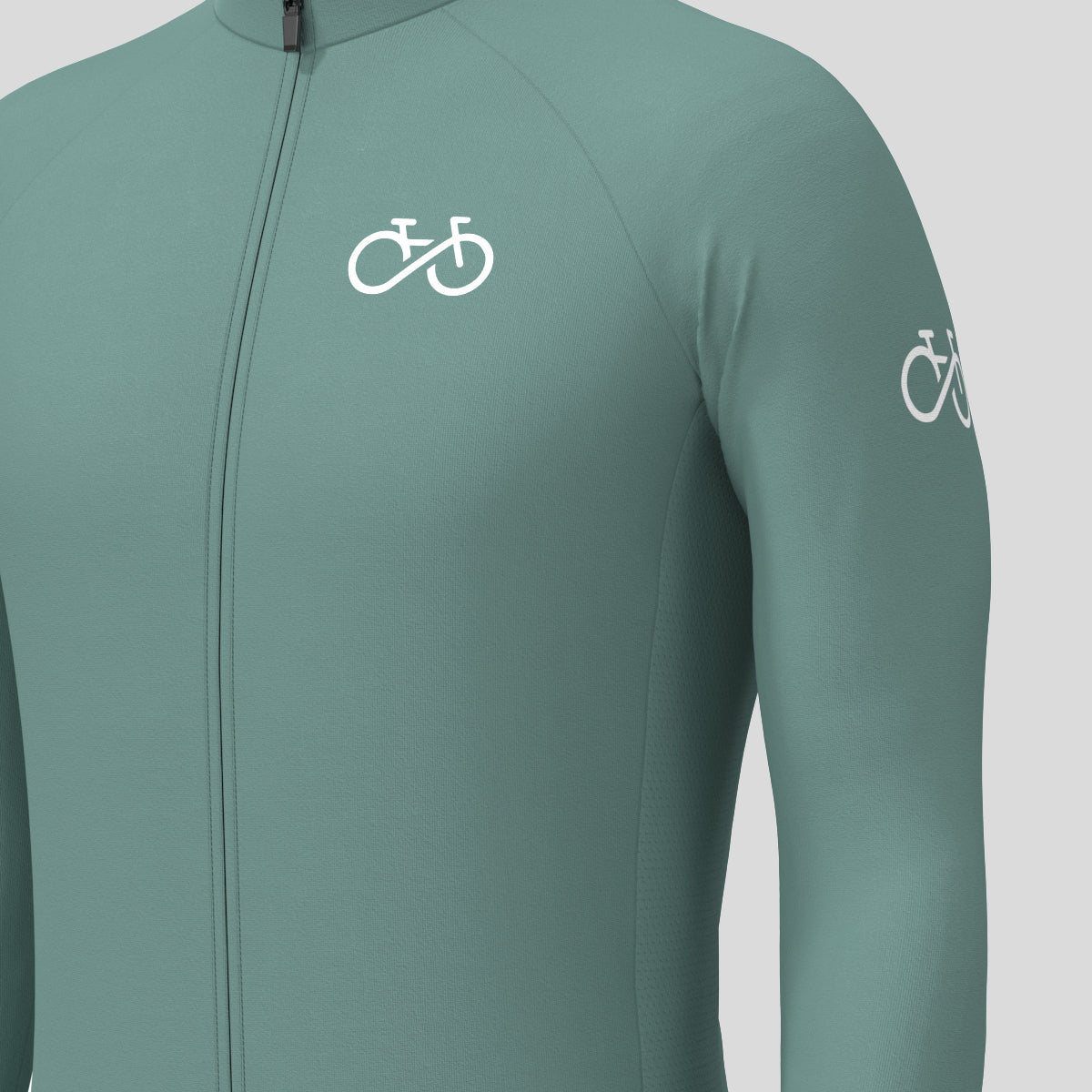 Men's Ride Forever LS Cycling Jersey - Sage