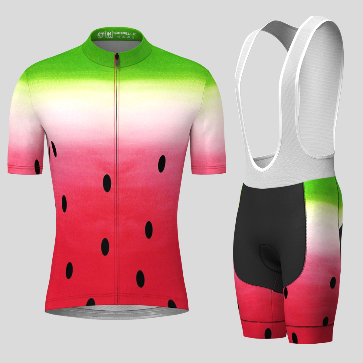 Watermelon Watercolours Print Men's Cycling Kit