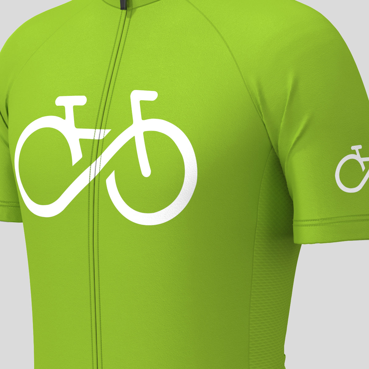 Bike Forever Men's Cycling Jersey -Wasabi