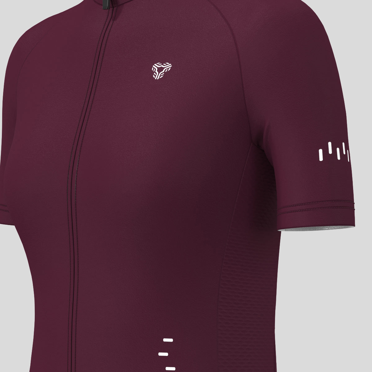 burgundy cycling jersey