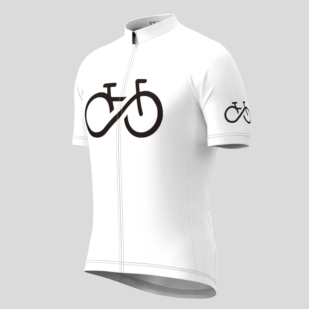 Bike Forever Men's Cycling Jersey-White