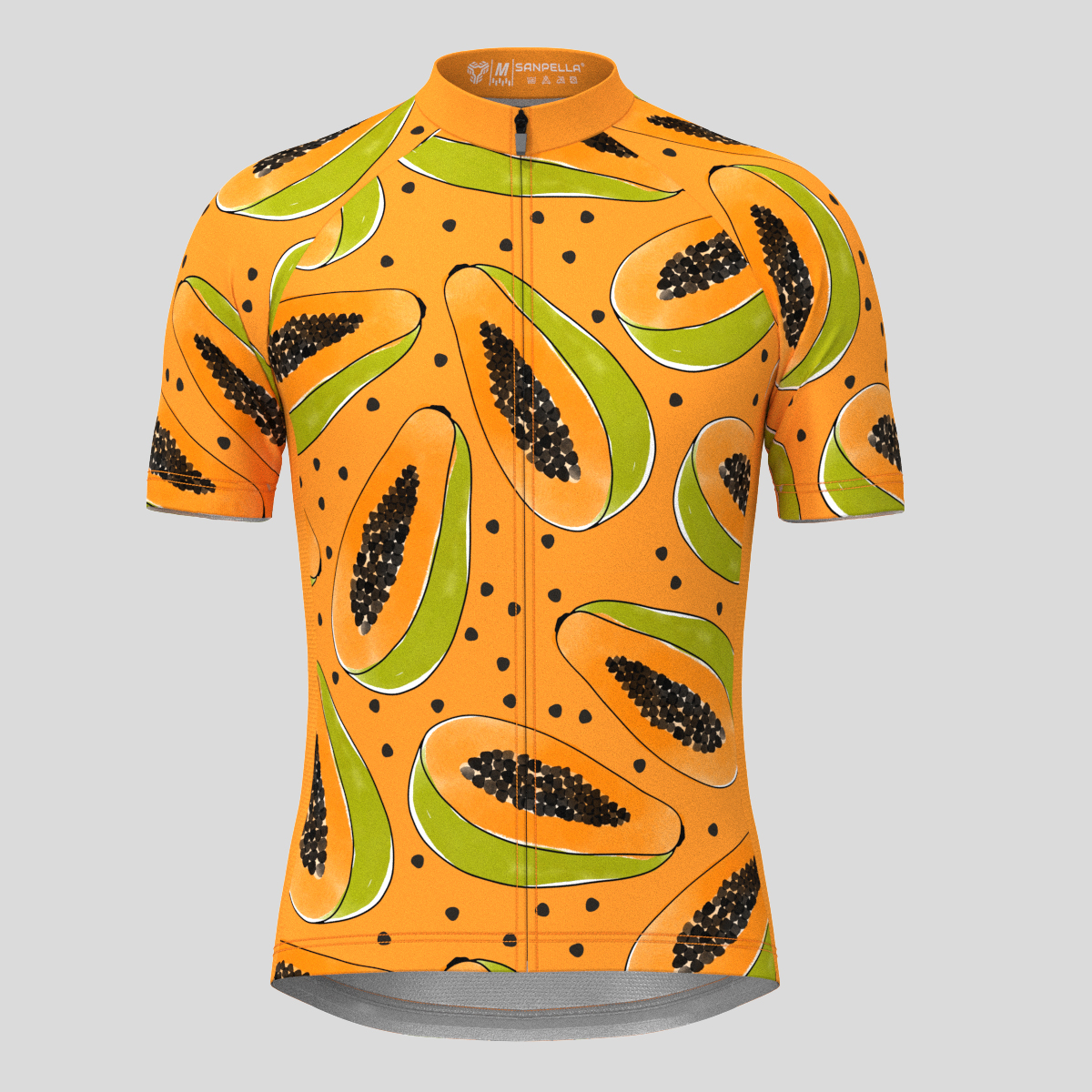 Watercolor Papaya Men's Cycling Jersey