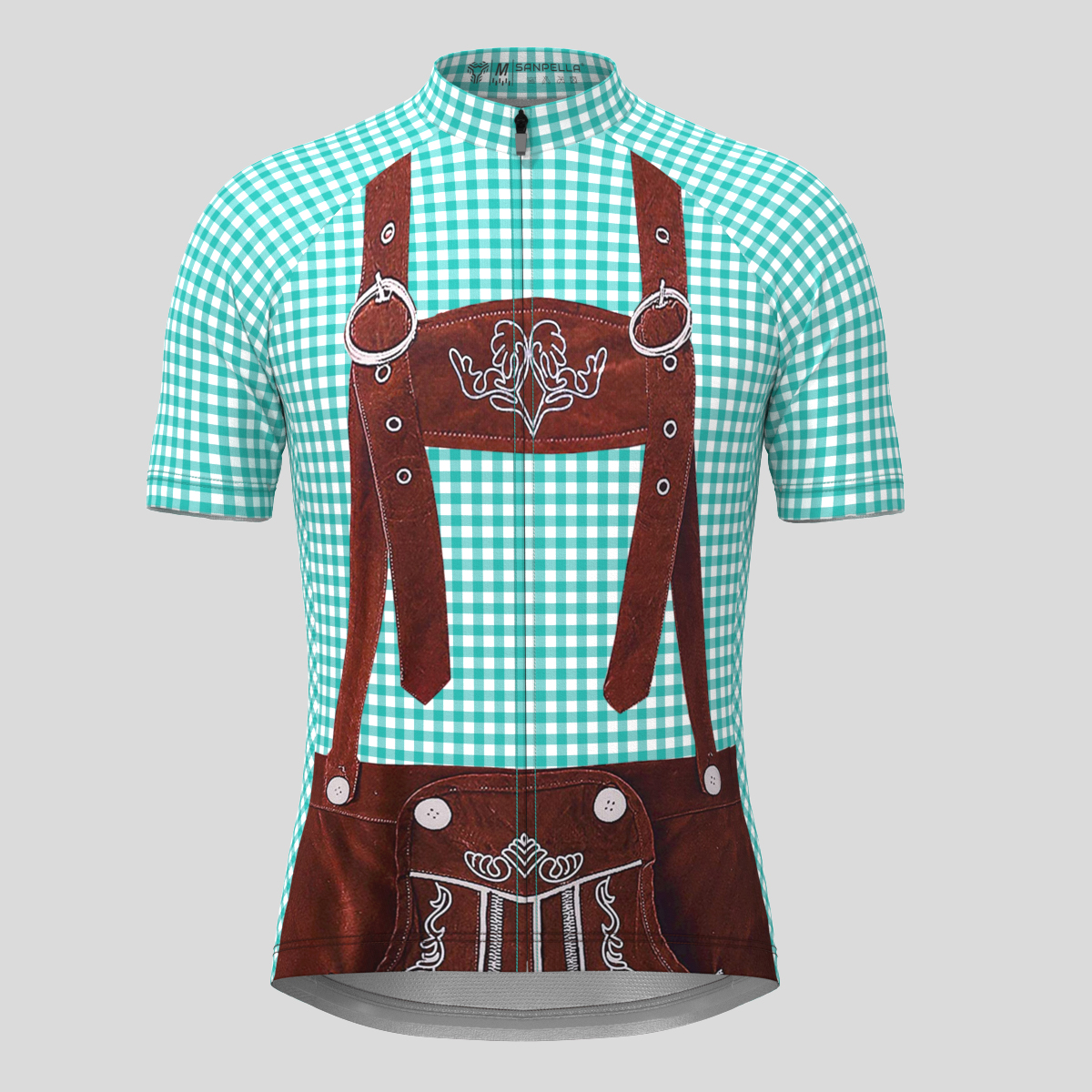 Men's Oktoberfest Costume Cycling Jersey - Green