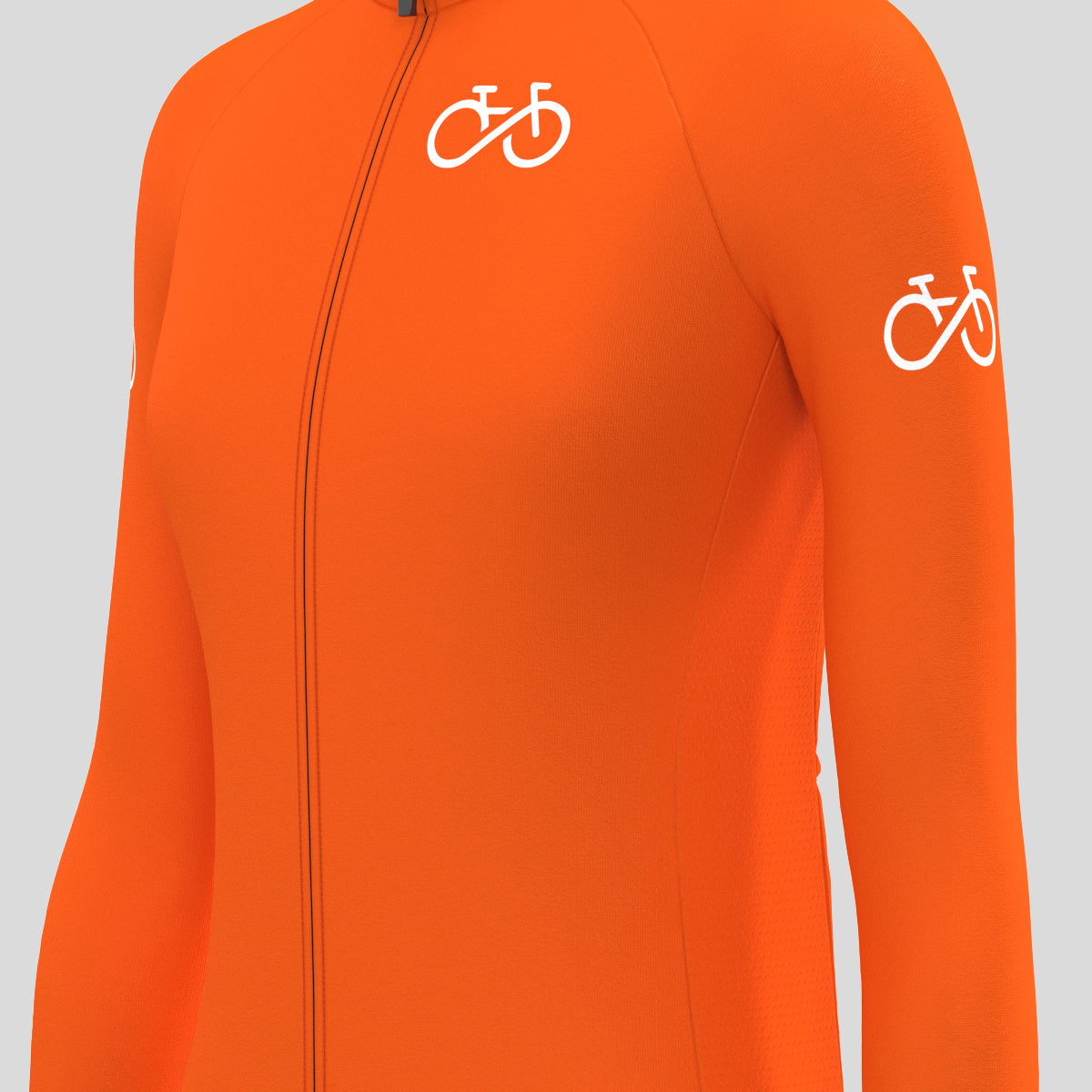 Ride Forever Women's LS Cycling Jersey - Tangerine