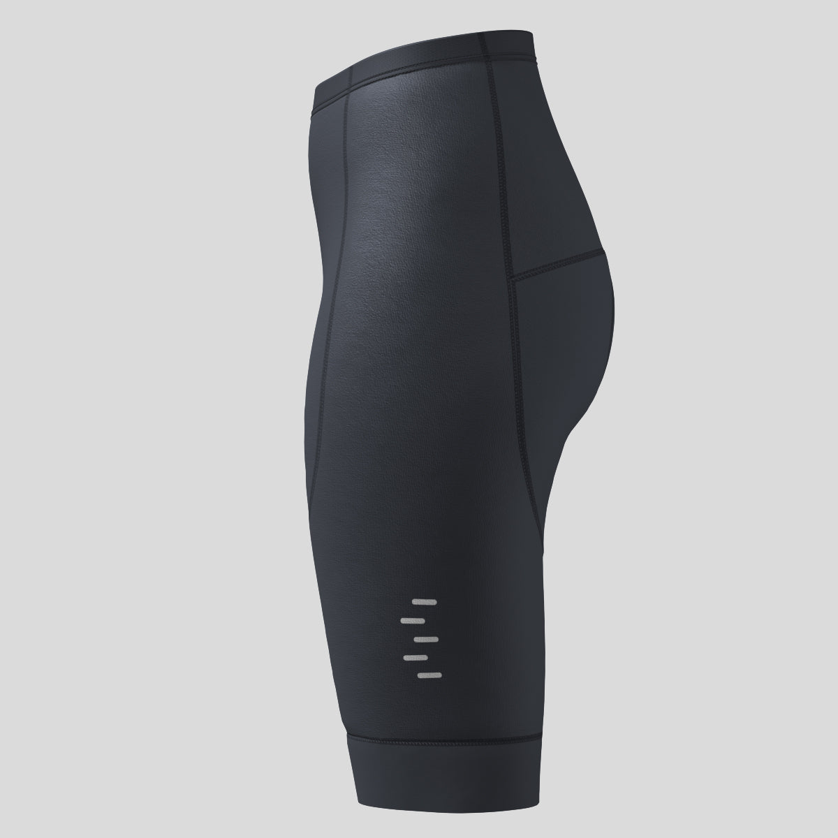 Minimal Solid Women's Cycling Shorts - Graphite