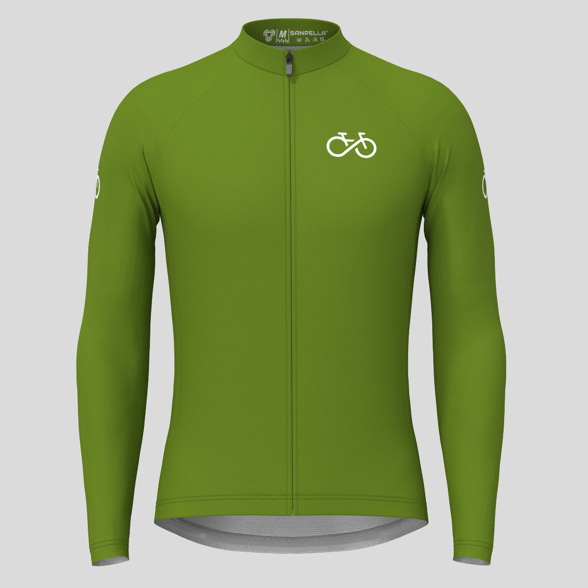 Men's Ride Forever LS Cycling Jersey - Forest