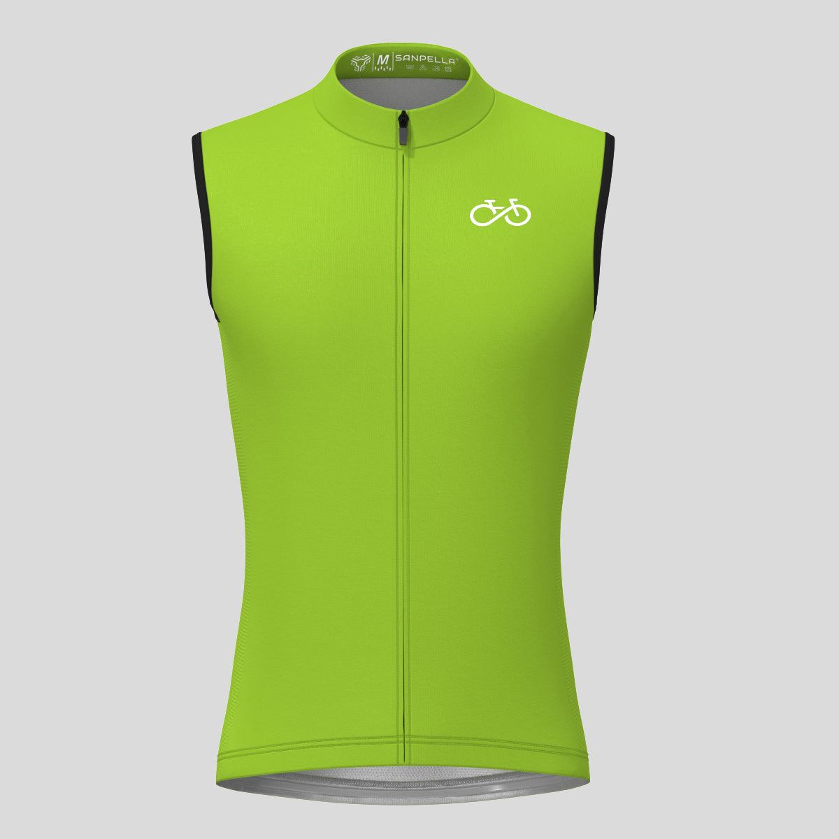 Men's Ride Forever Sleeveless Cycling Jersey - Wasabi