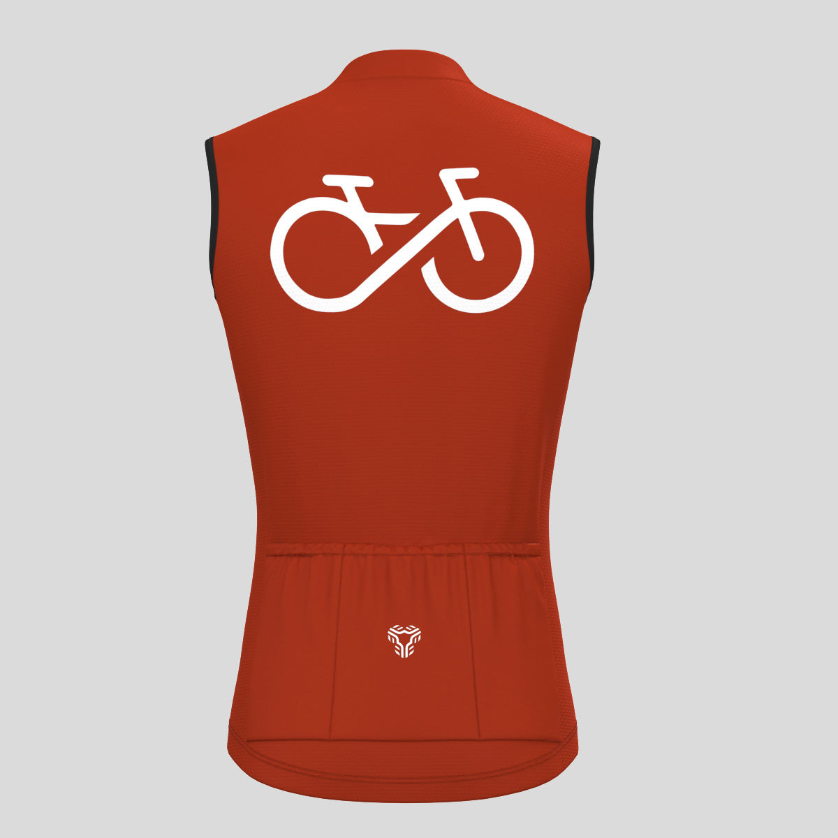 Men's Ride Forever Sleeveless Cycling Jersey - Brick