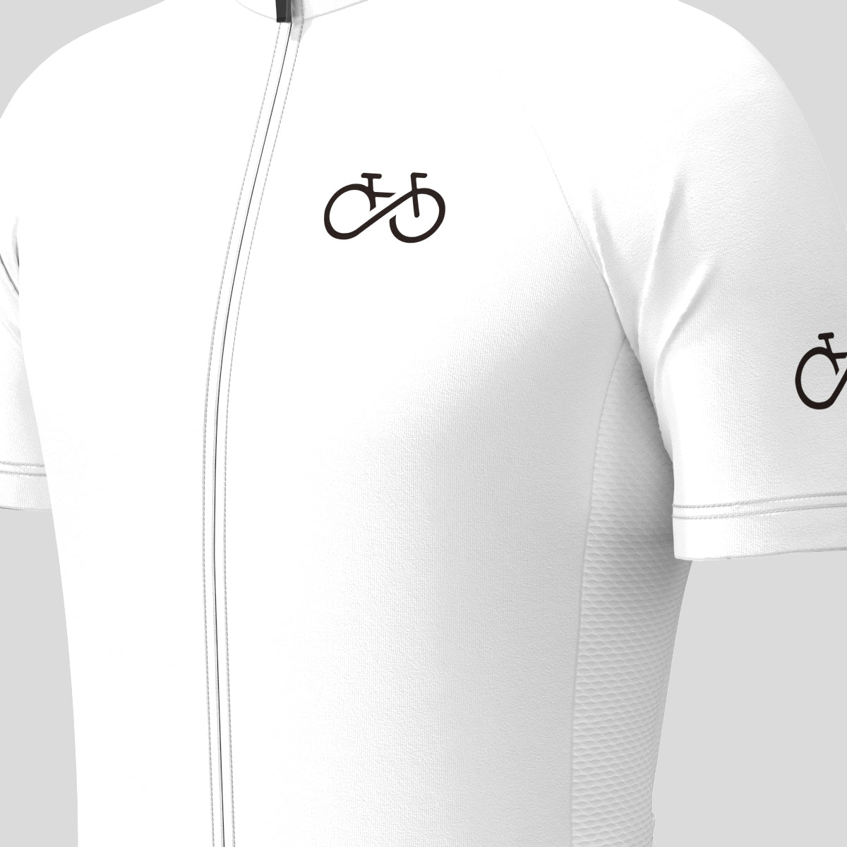Ride Forever Men's Cycling Jersey -White