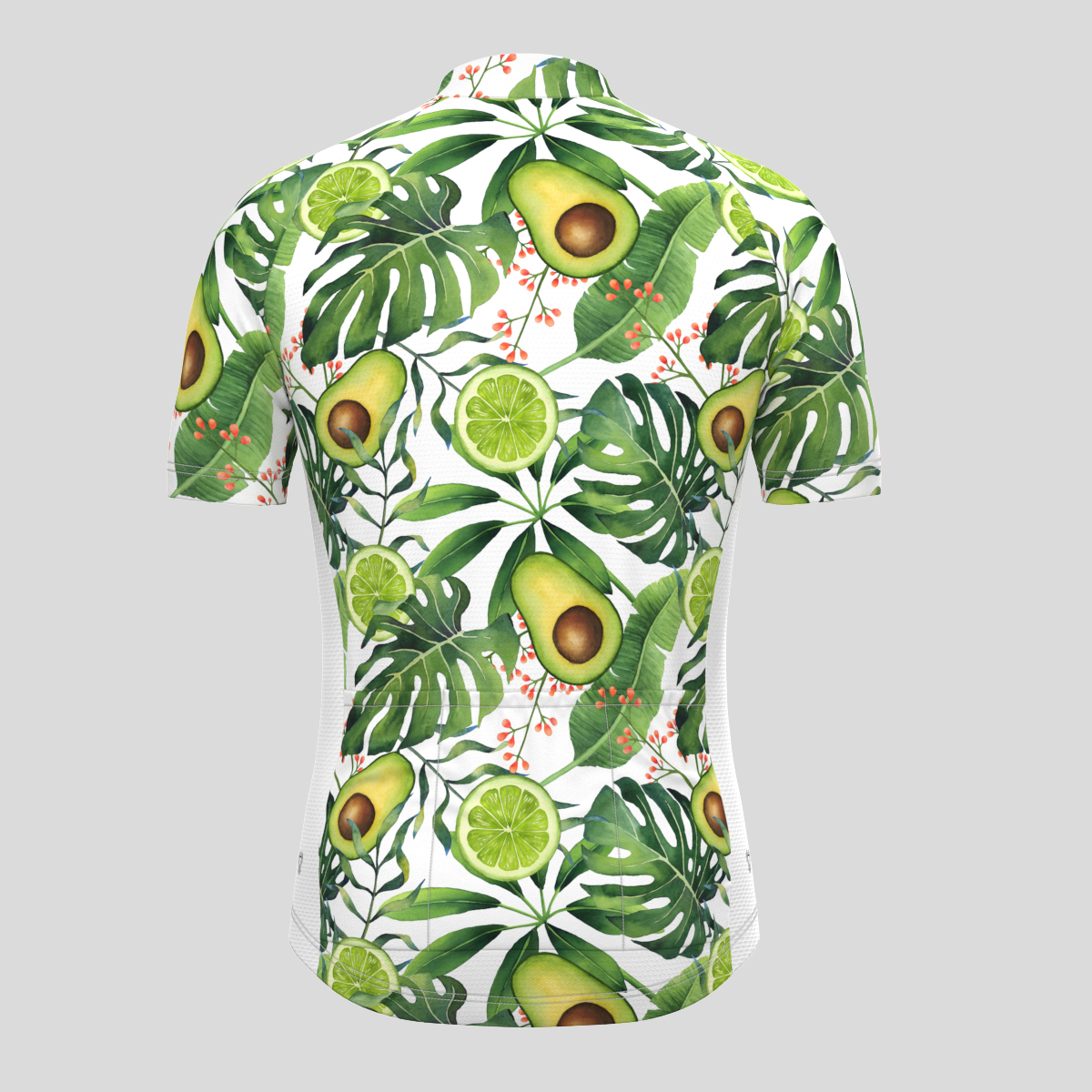 Avocado Lemon Tropical Plants Men's Cycling Jersey