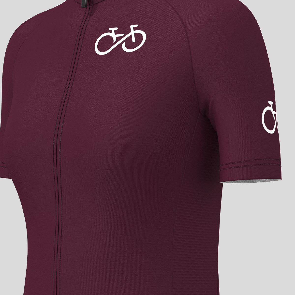 Ride Forever Women's Cycling Jersey - Burgundy