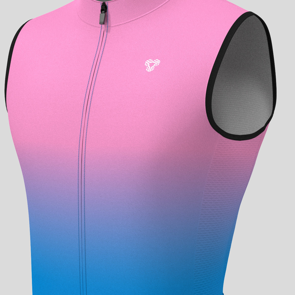 Men's Minimal Gradient Sleeveless Cycling Jersey - Sakura