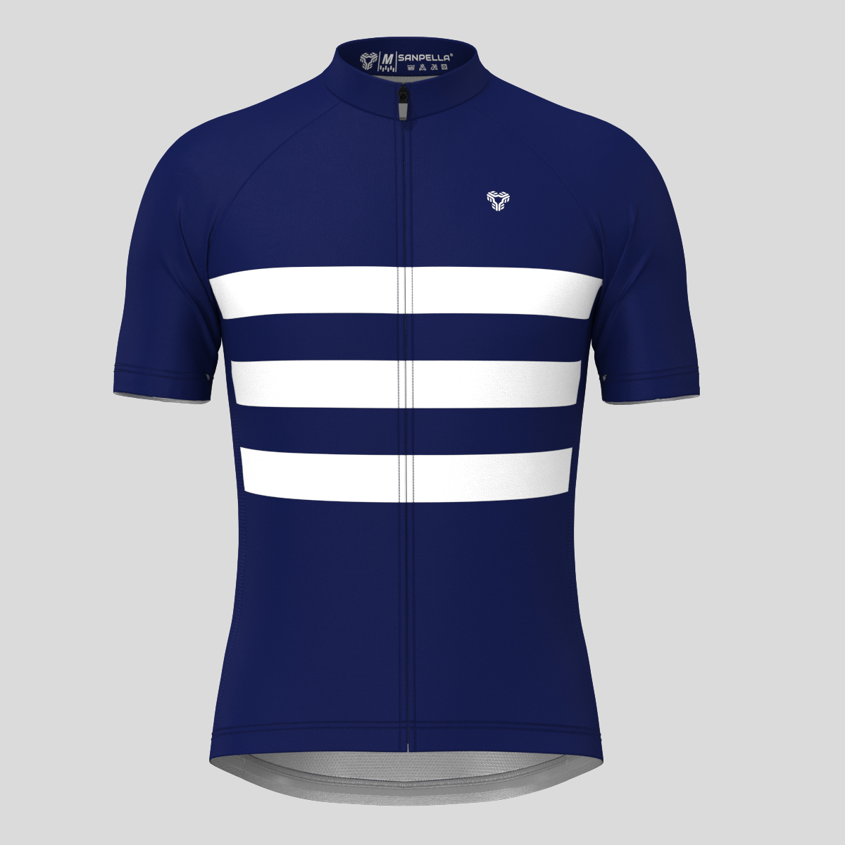 Men's Classic Stripes Cycling Jersey - Ink