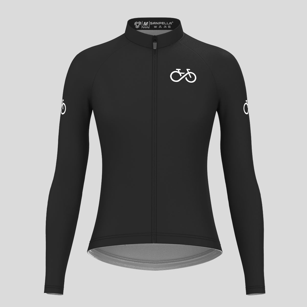 Ride Forever Women's LS Cycling Jersey - Black