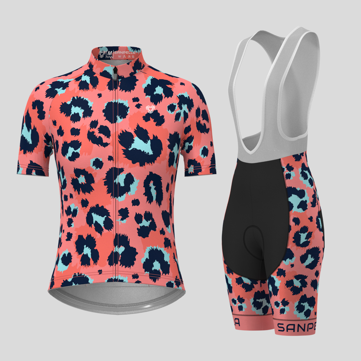 Leopard Drawing Novelty Women's Cycling Kit