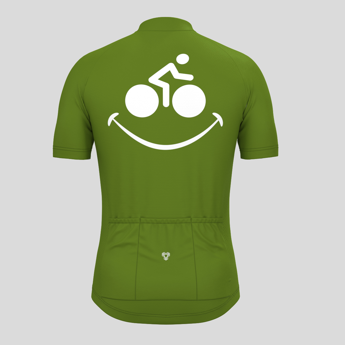 Bike Smile Men's Cycling Jersey - Forest