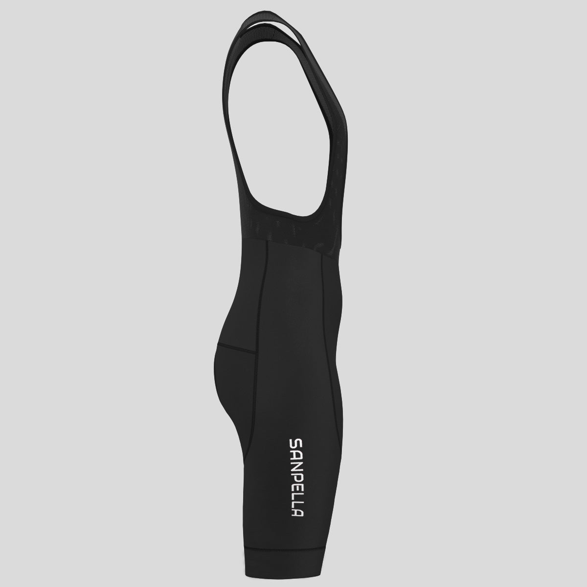 Minimal Solid Women's Bib Shorts - Black