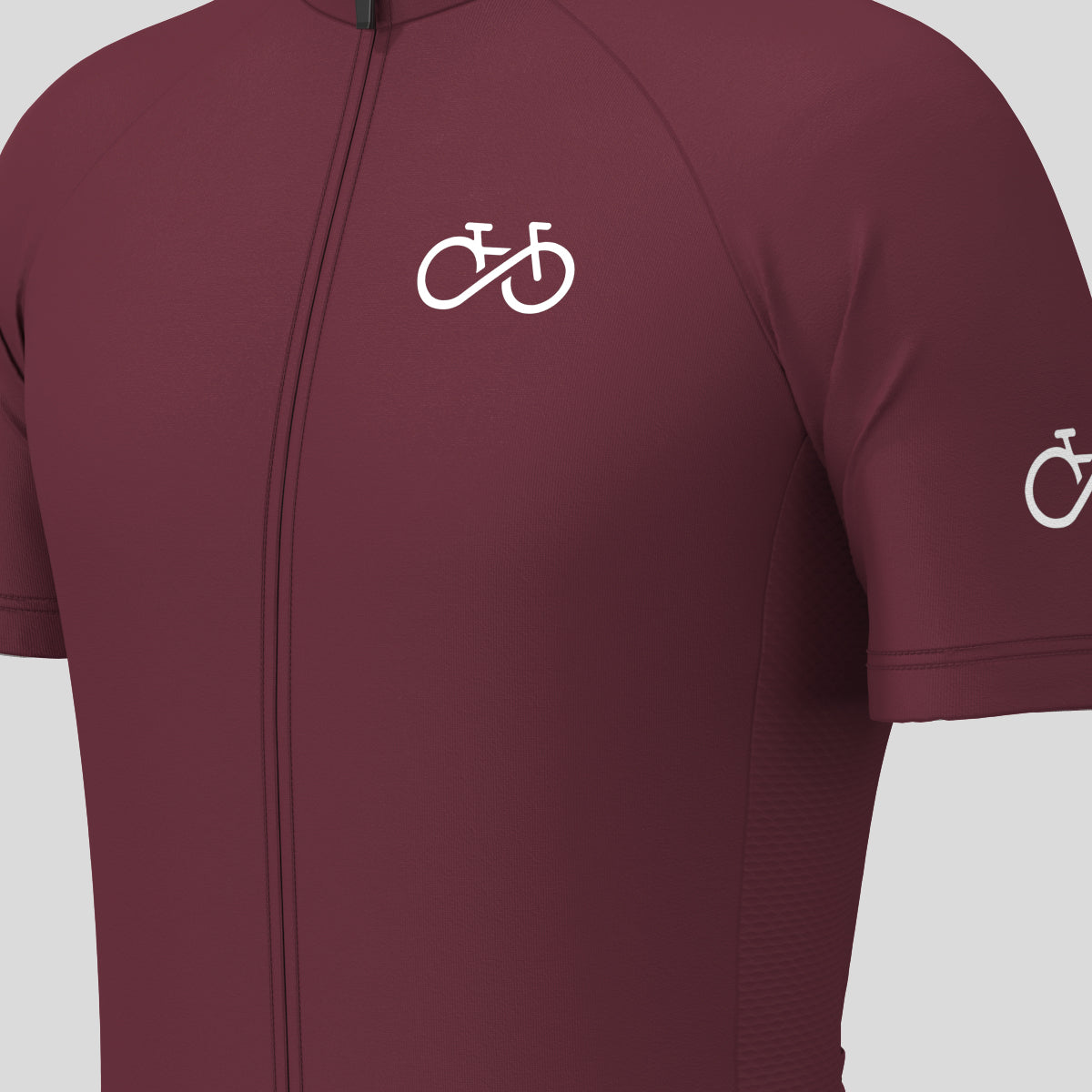 Ride Forever Men's Cycling Jersey -Plum