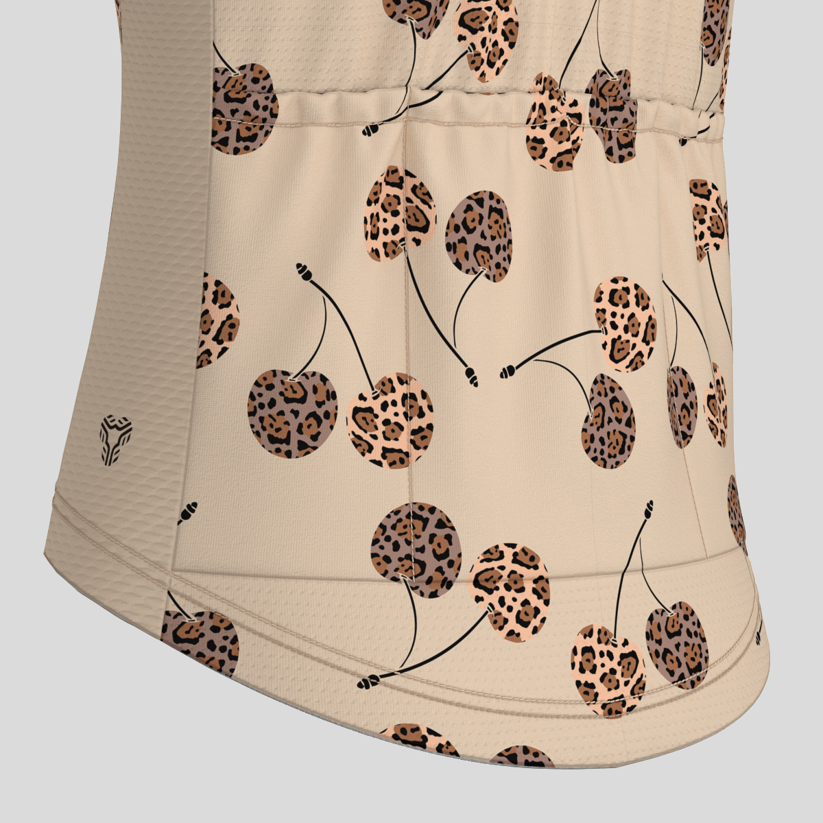 Cherry Leopard Print Women's Cycling Kit