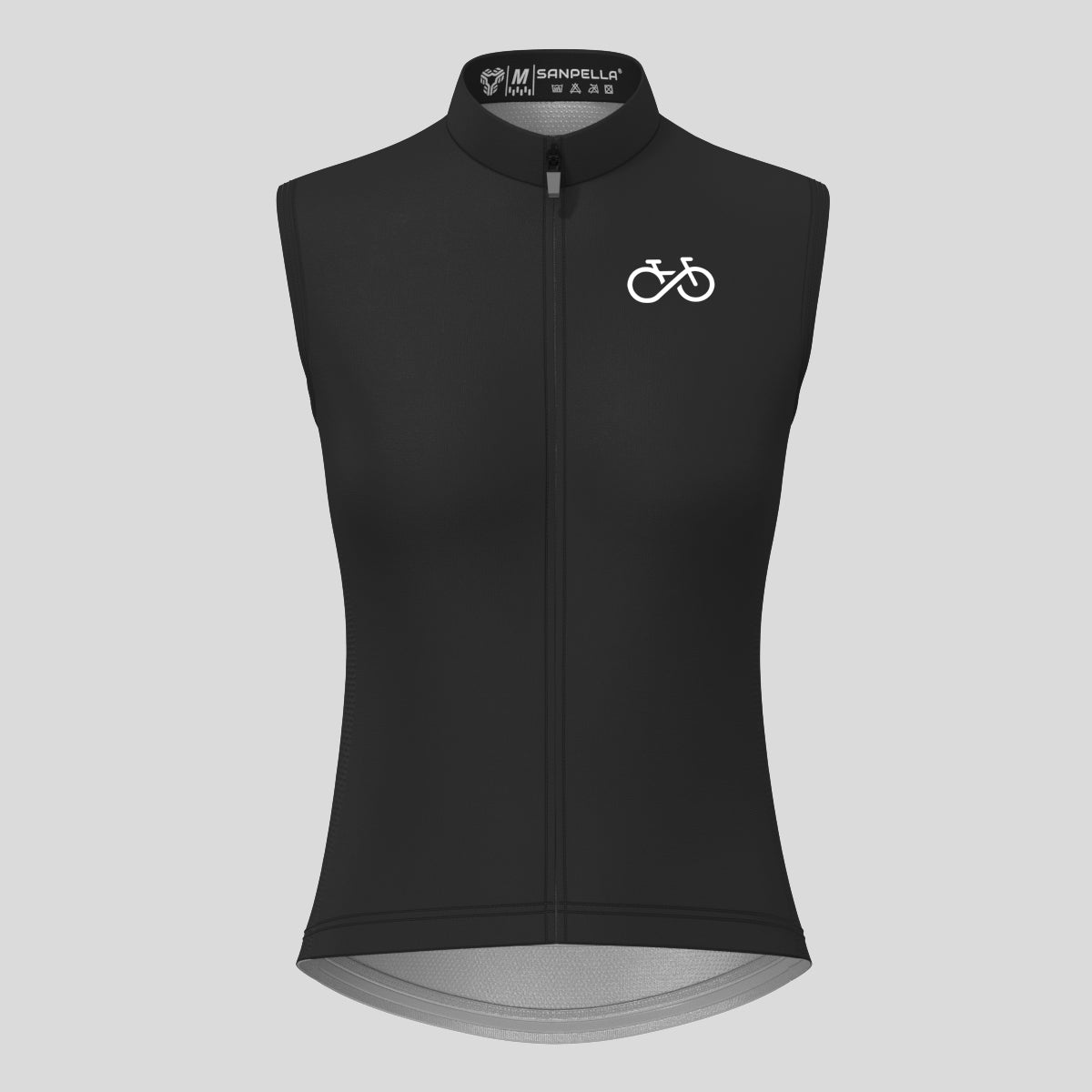 Women's Ride Forever Sleeveless Cycling Jersey - Black