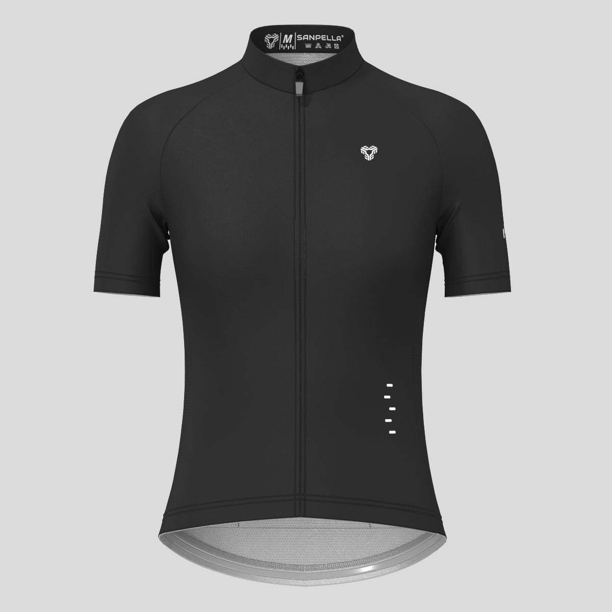 Minimal Solid Women's Cycling Jersey - Black