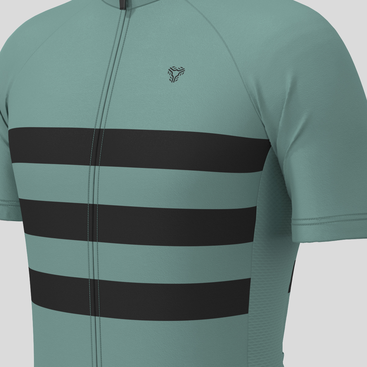Men's Classic Stripes Cycling Jersey - Sage