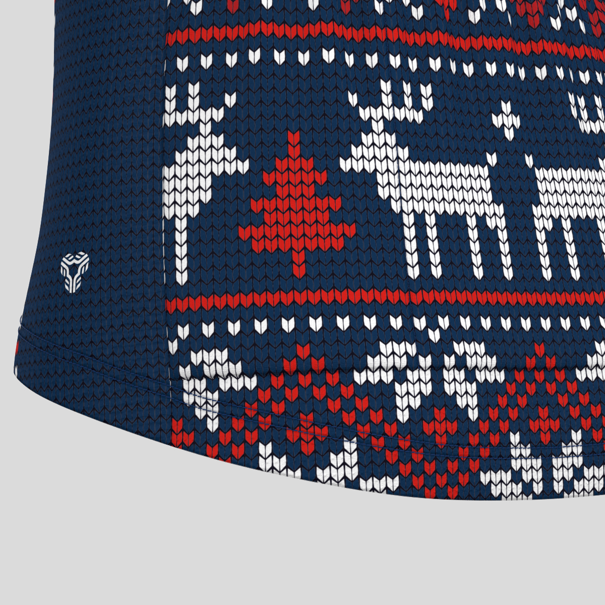 Knitted Christmas Ugly Sweater Men's Cycling Jersey