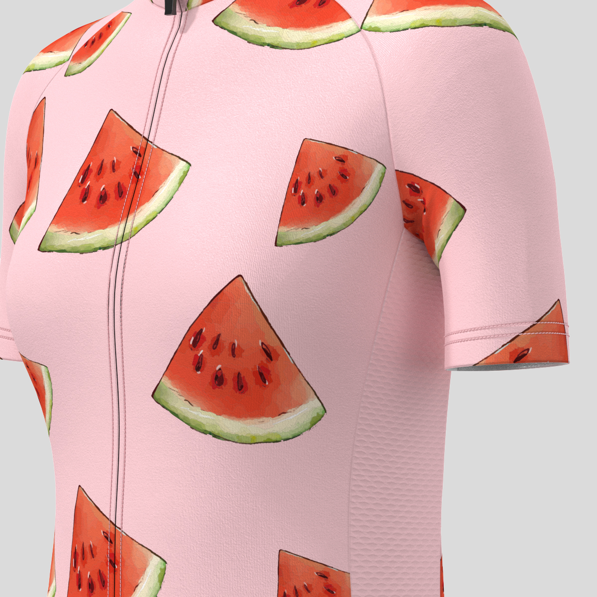 Juicy Summer Watermelon Men's Cycling Jersey - Pink