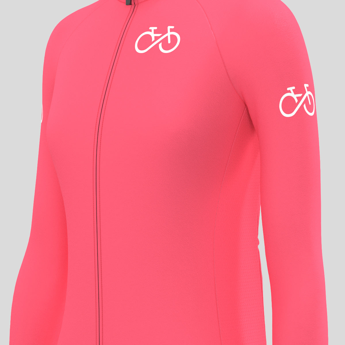 Ride Forever Women's LS Cycling Jersey - Pink