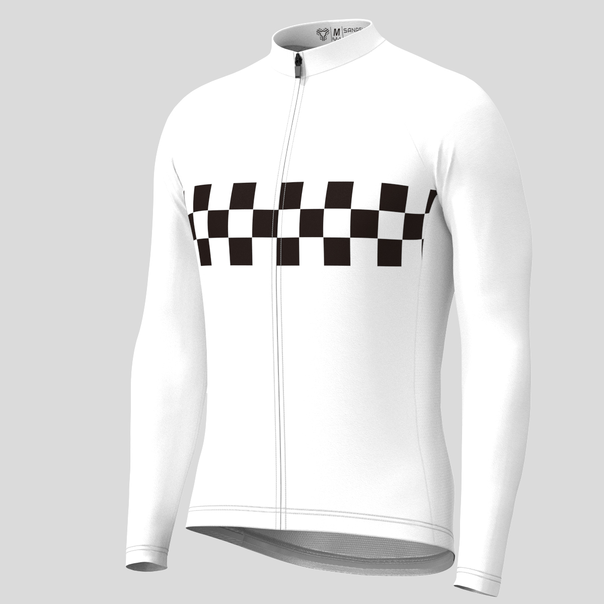 checkered cycling jersey