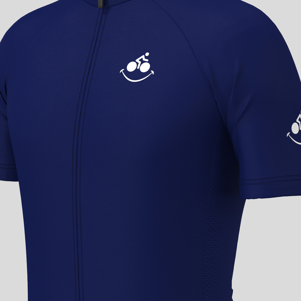 Men's Bike Smile Cycling Jersey - Ink