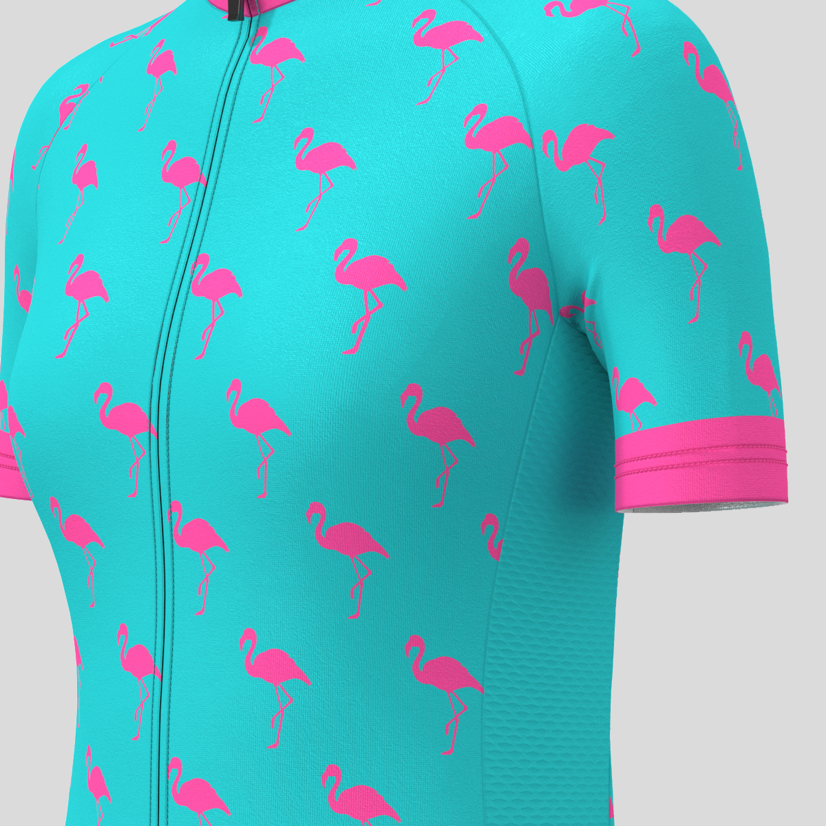 Flamingo Women's Cycling Kit - Pink/Blue