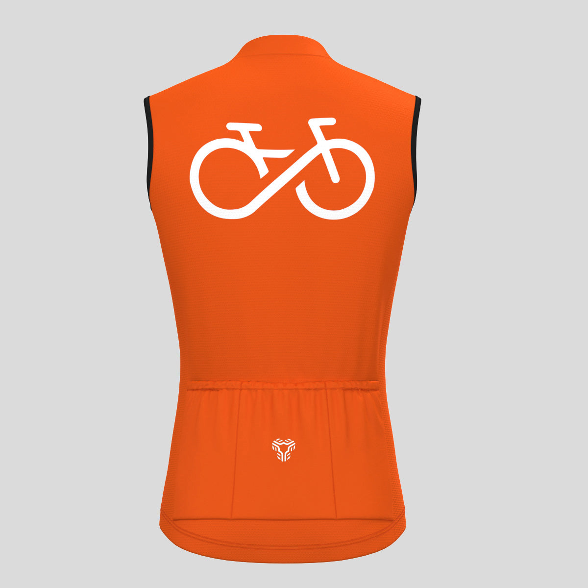 Men's Ride Forever Sleeveless Cycling Jersey - Tangerine