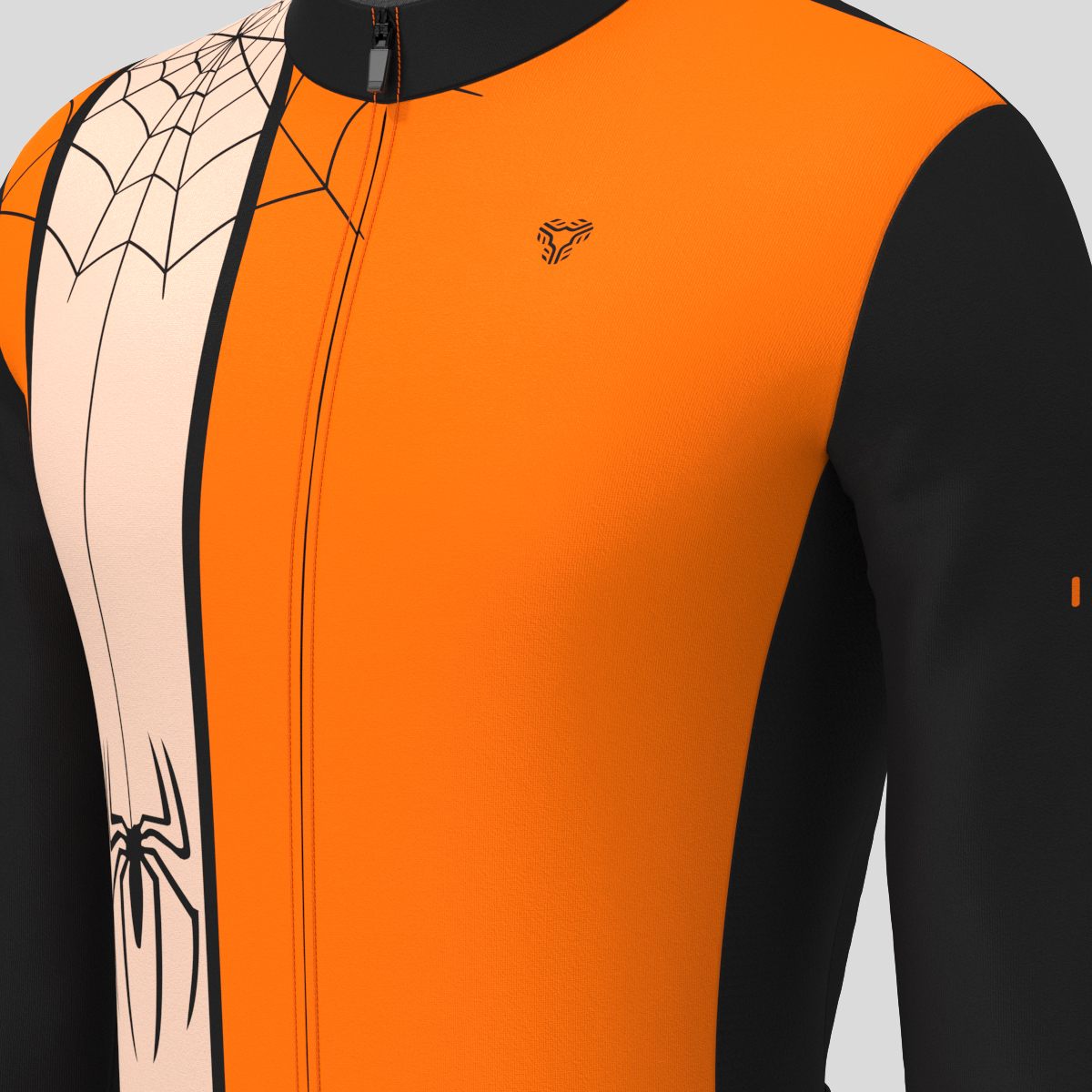 Men's Halloween Spider LS Cycling Jersey