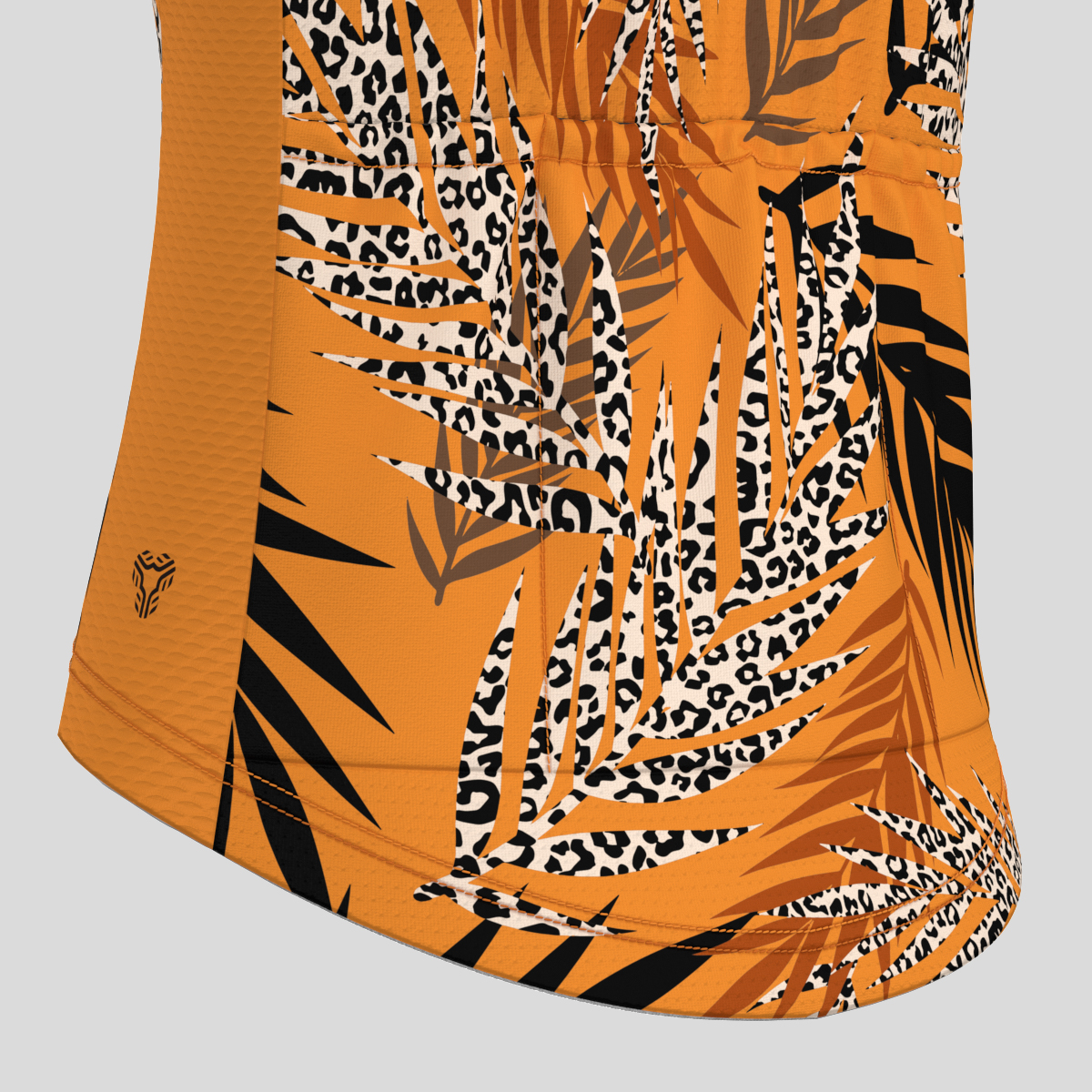 Tropical Exotic Leaves Leopard Women's Cycling Jersey