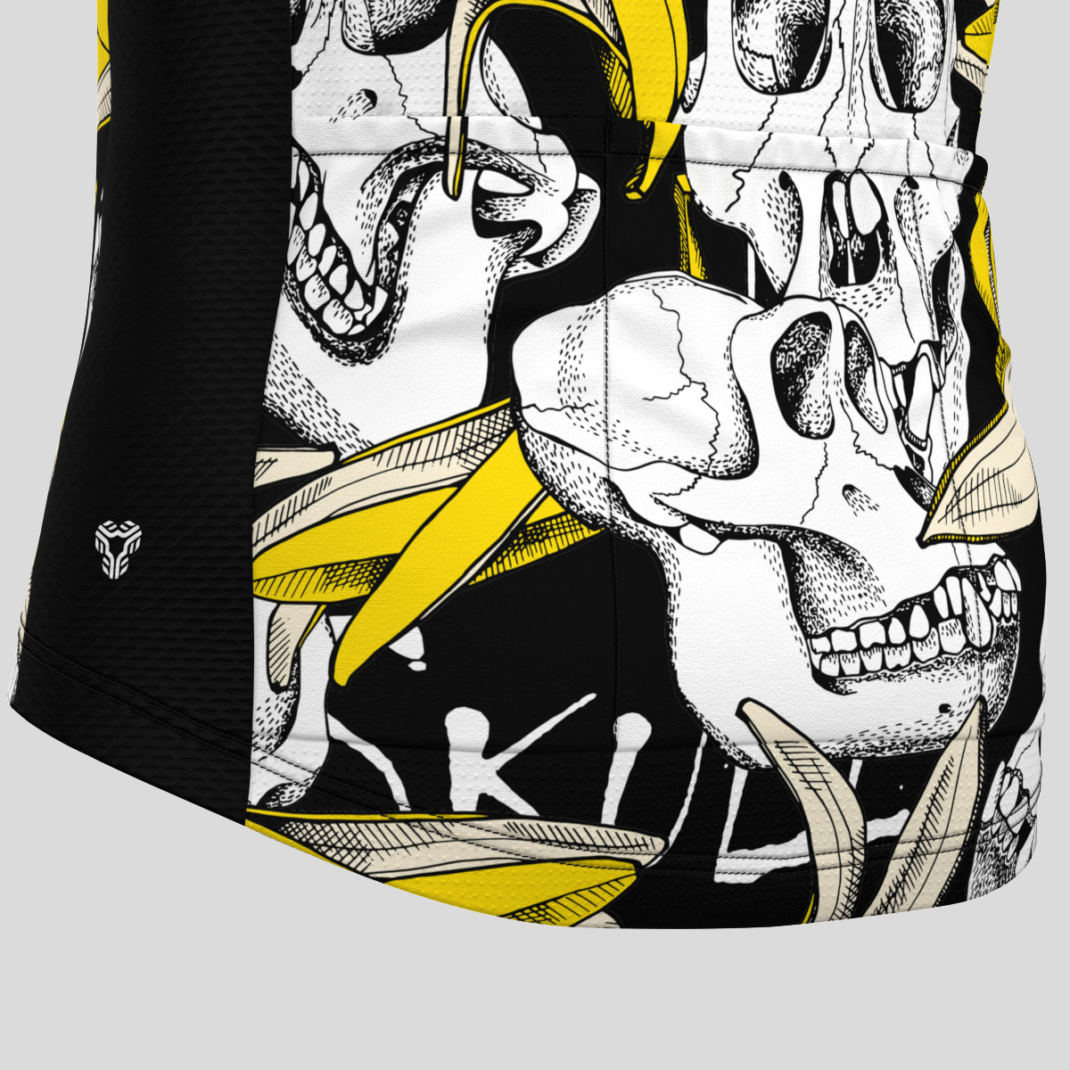 Skull Banana Skin Men's Cycling Jersey