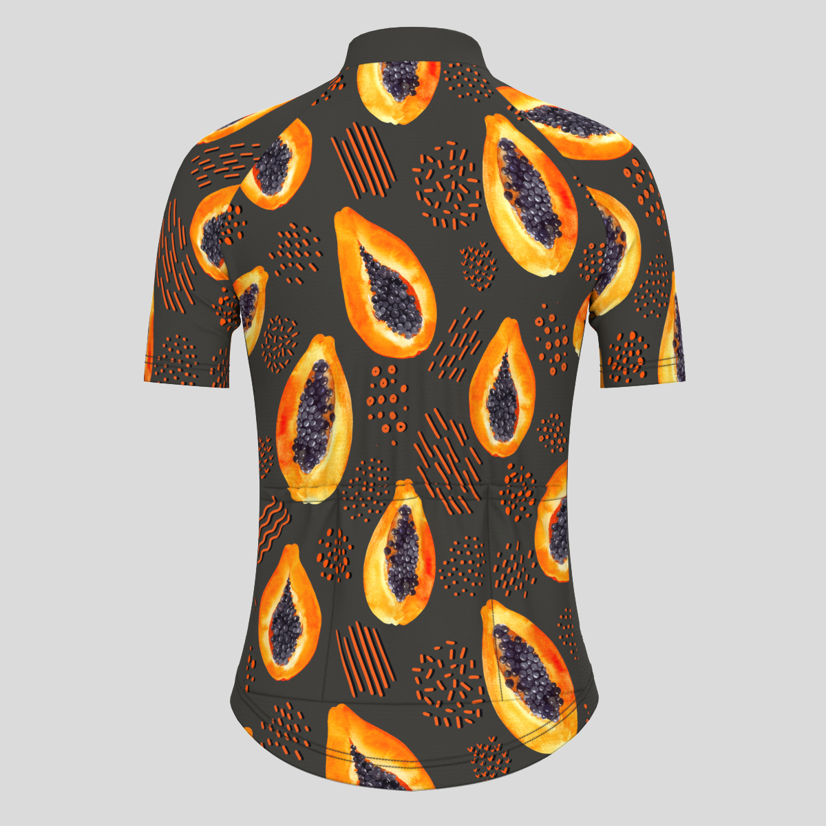 Papaya Tropical Fruits Women's Cycling Jersey - Gray