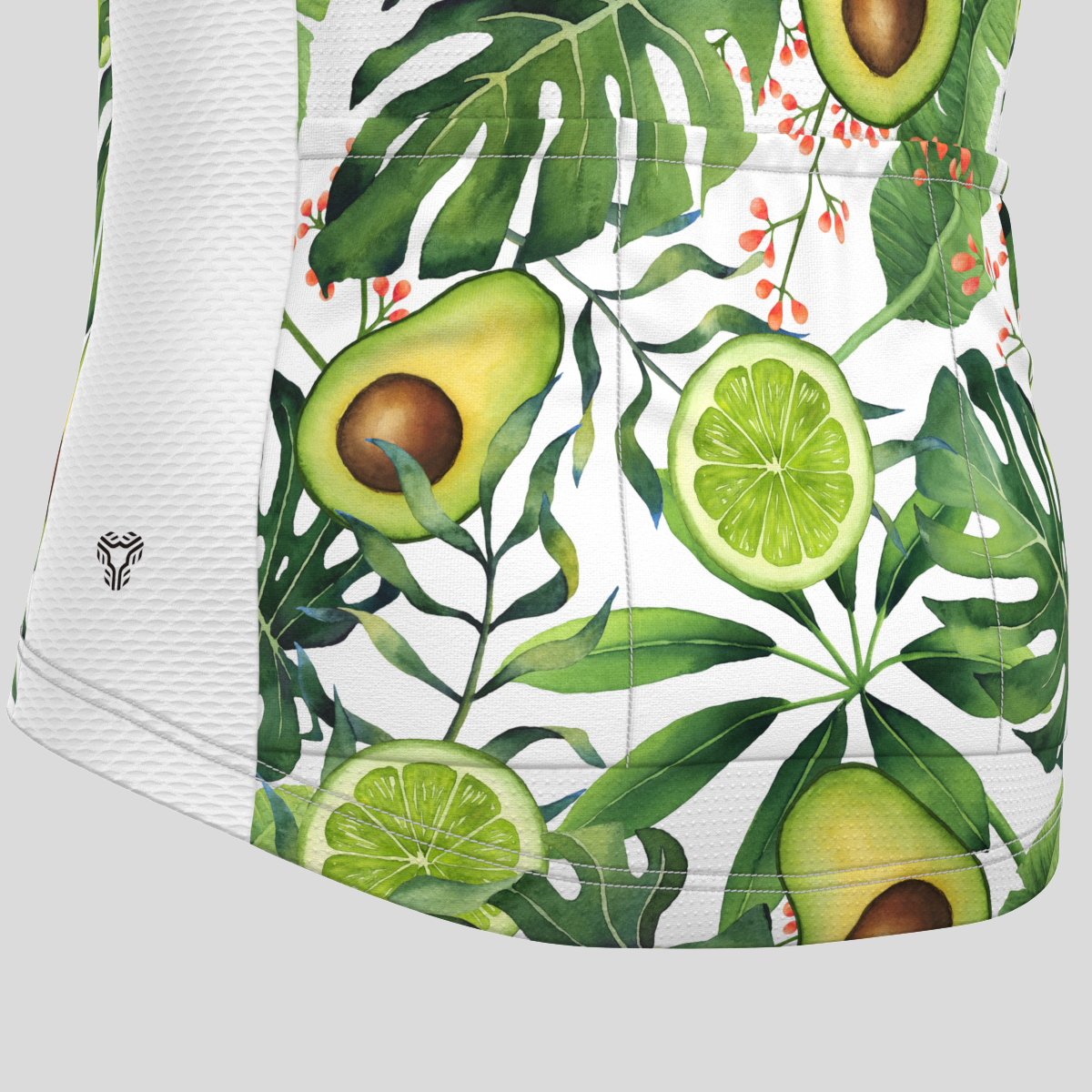 Avocado Lemon Tropical Plants Men's Cycling Jersey